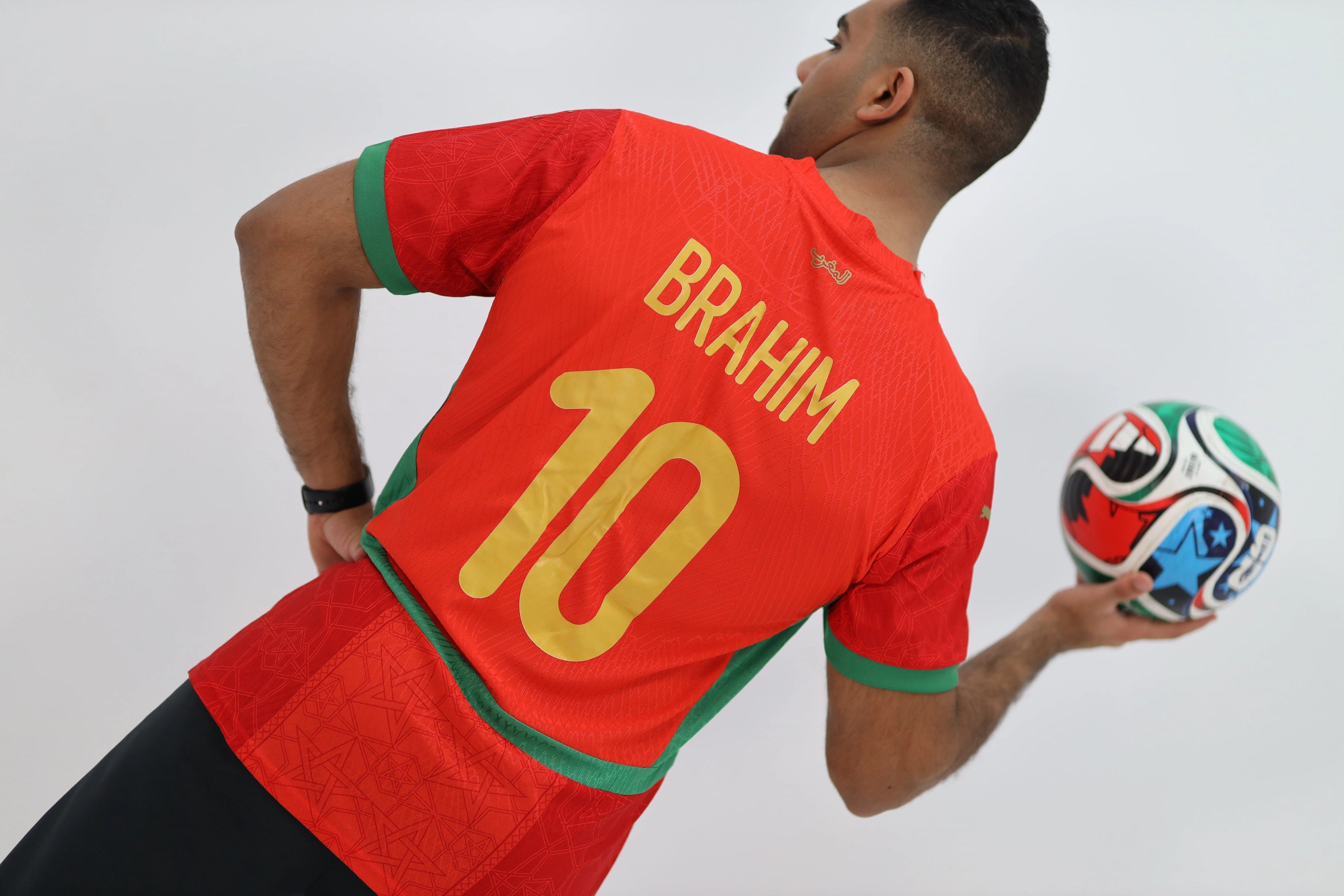 قميص المغرب 2026 الرسمي نسخة اللاعبين طباعة براهيم دياز الأصلية