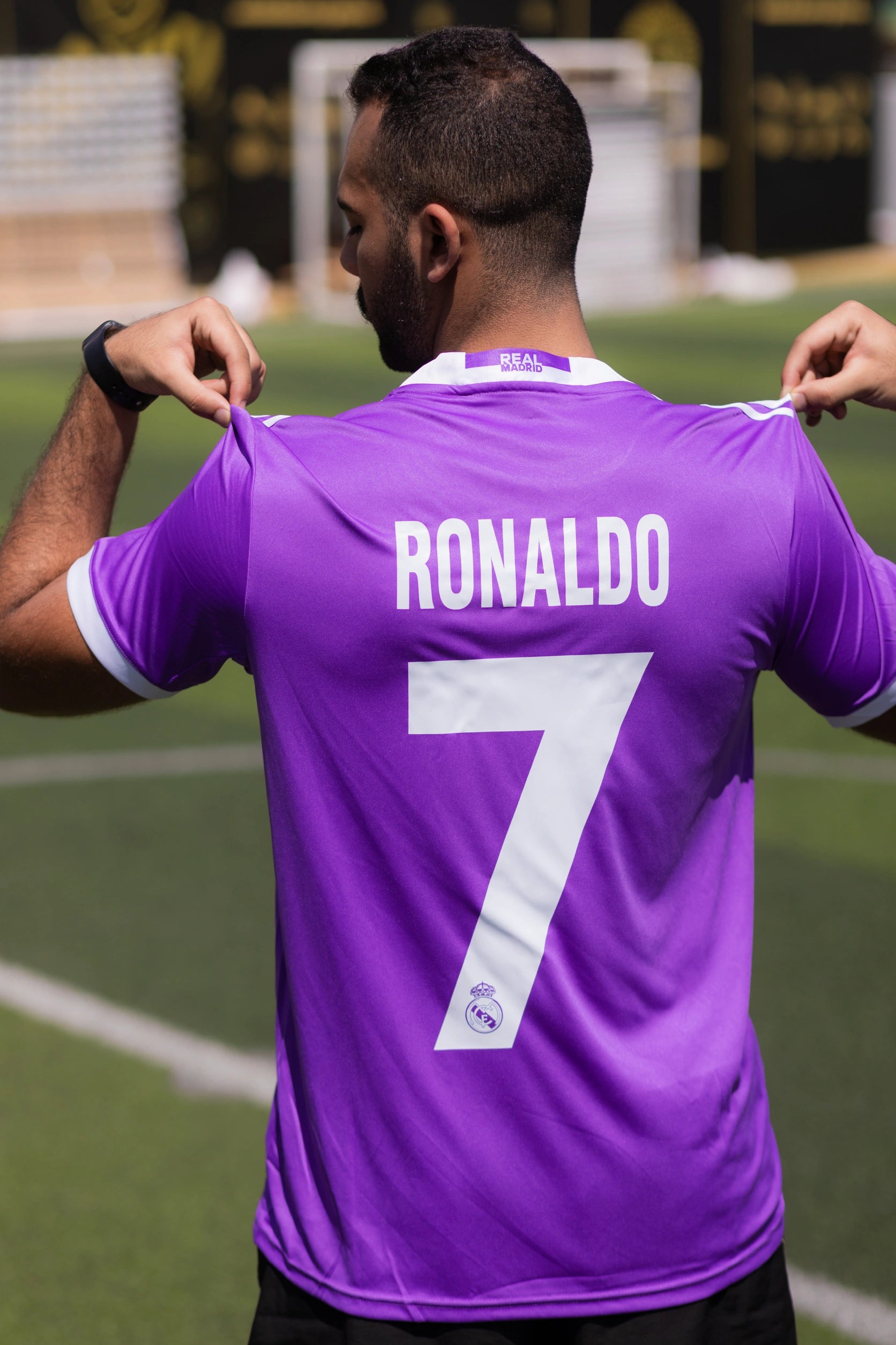 قميص ريال مدريد 2017 بطباعة رونالدو الأصلية نسخة اللاعبين الرسمية