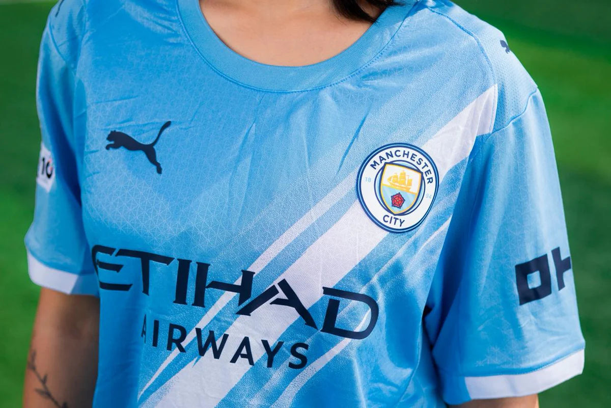 Manchester City Champions League players' T-shirt