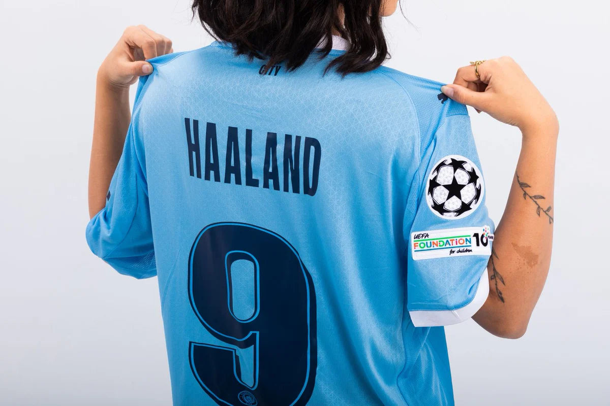 Man City Players' Edition Shirt featuring HALAND