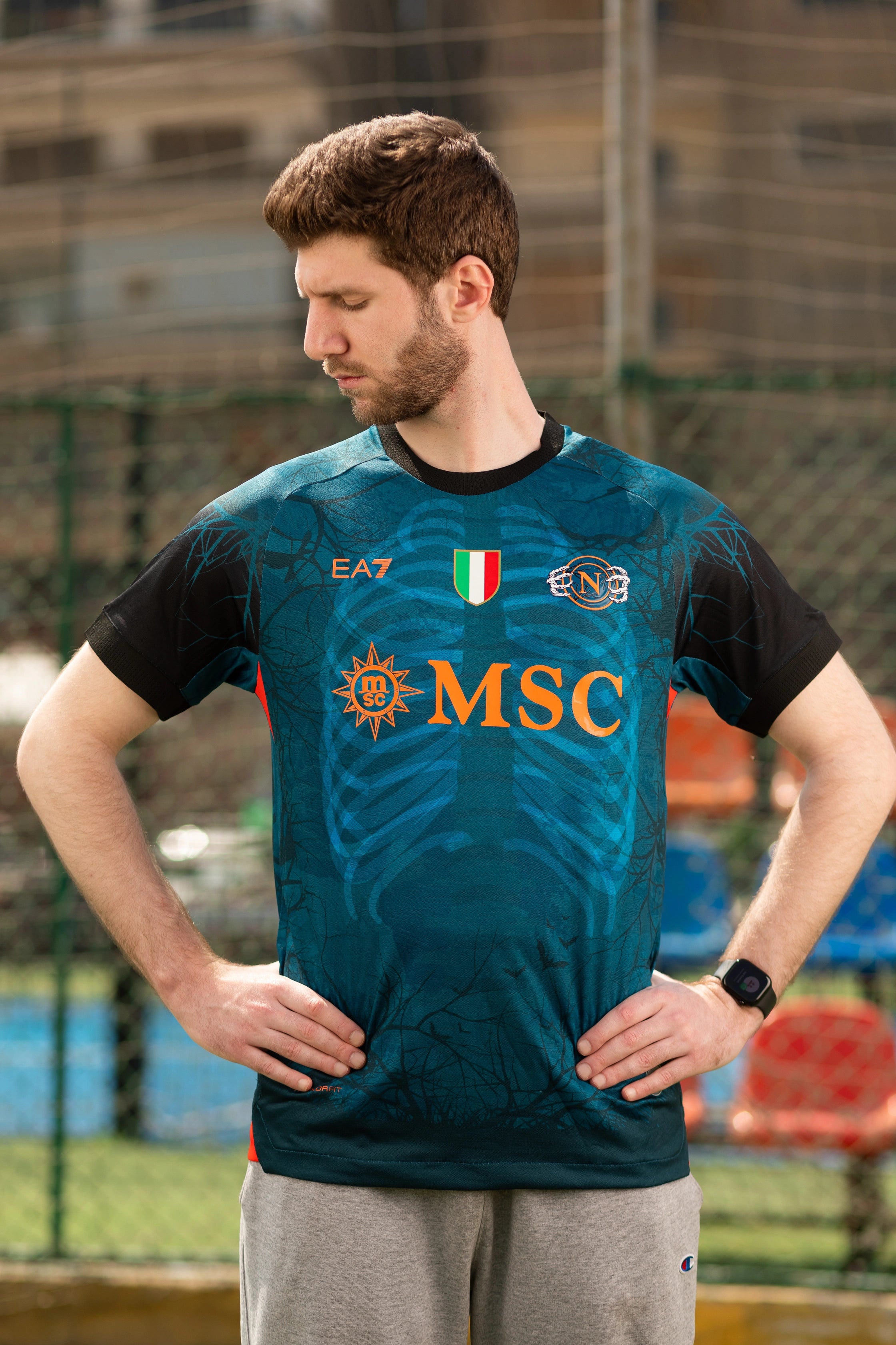 قميص نابولي الرابع 2026 نسخة الهالووين الرسمي نسخة اللاعبين