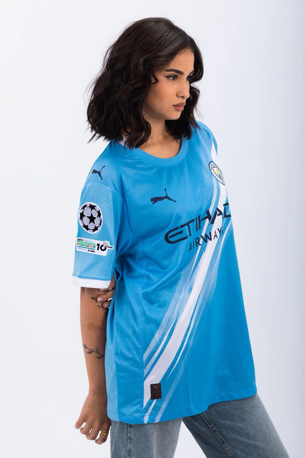 Man City Players' Edition Shirt featuring HALAND