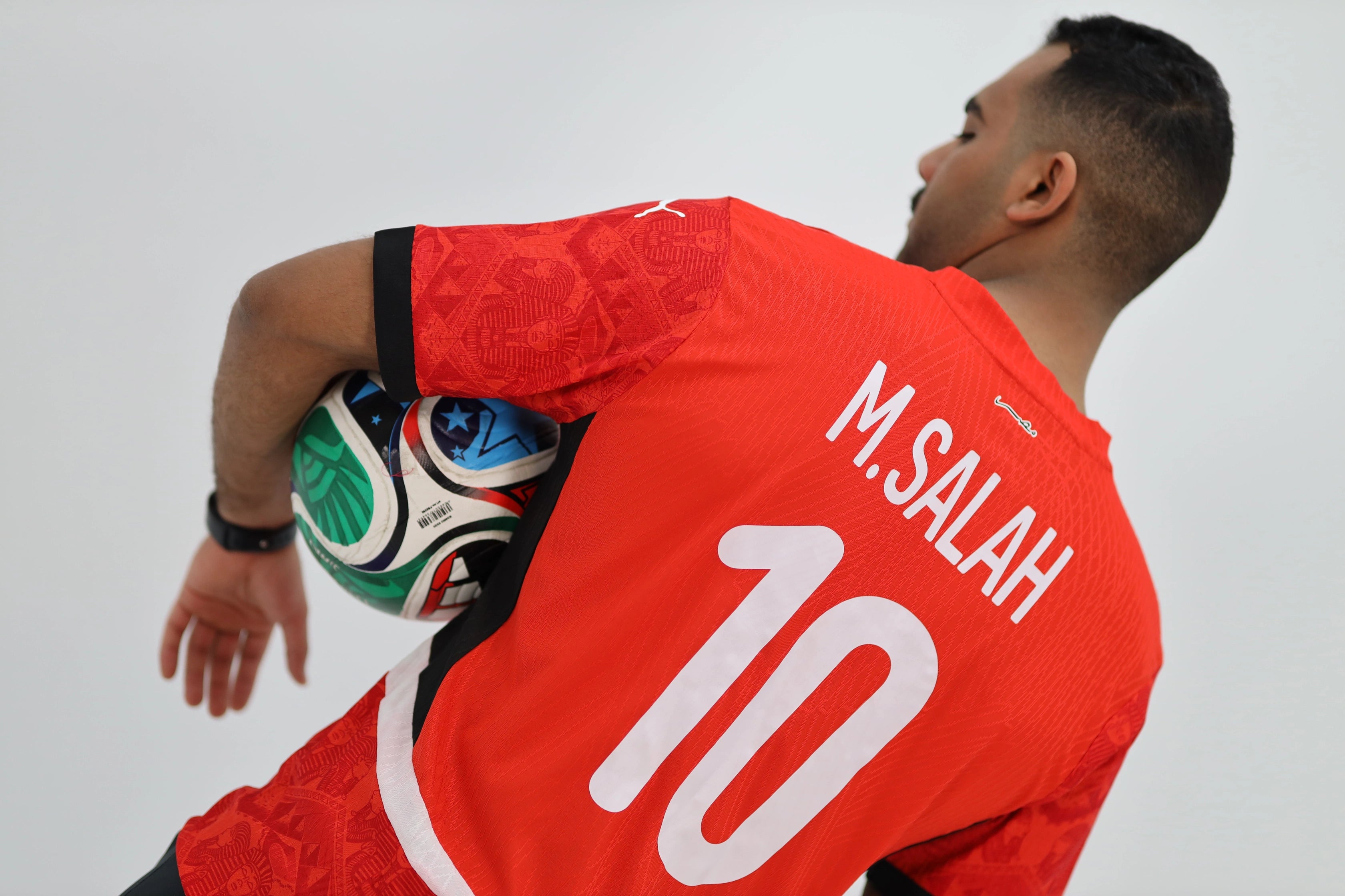 Egypt national team jersey 2026 official player version with original print of Mohamed Salah