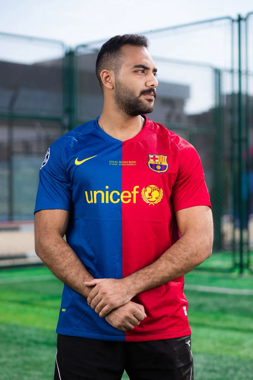 تيشيرت برشلونة الكلاسيكي لنهائي دوري أبطال أوروبا 2009