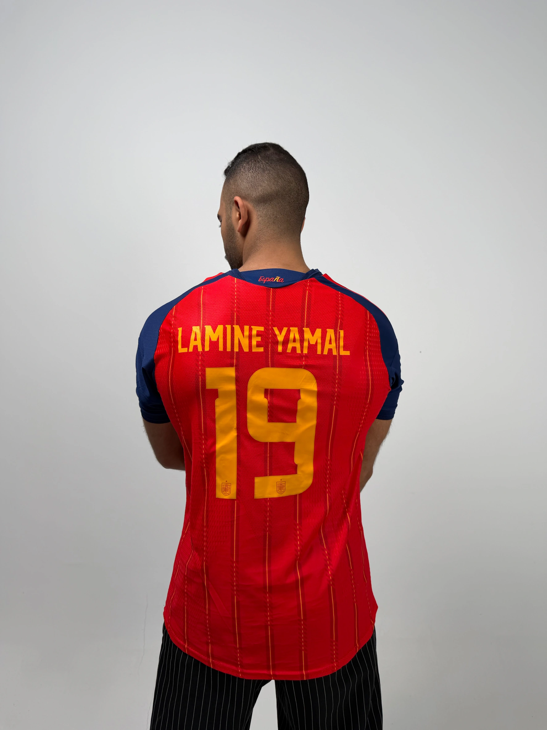 Official Spain 2026 national team jersey, player version, original print, Lamine Yamal