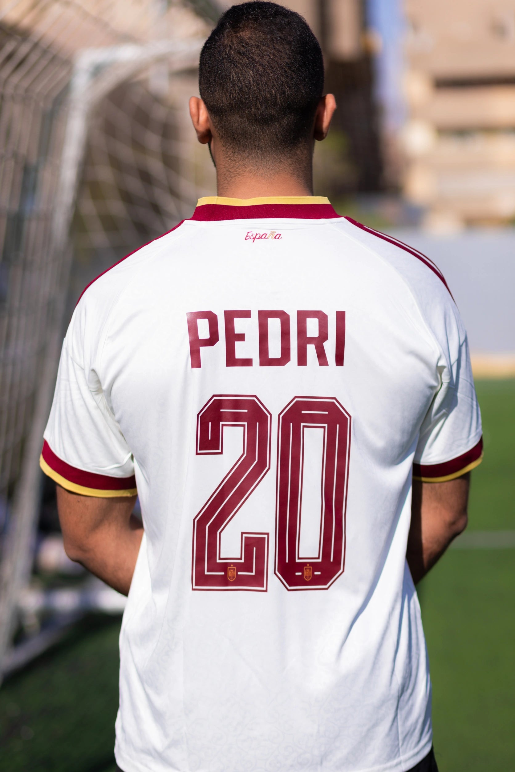 قميص منتخب إسبانيا الاحتياطي بالطباعة الأصلية لبيدري نسخة اللاعبين الرسمية