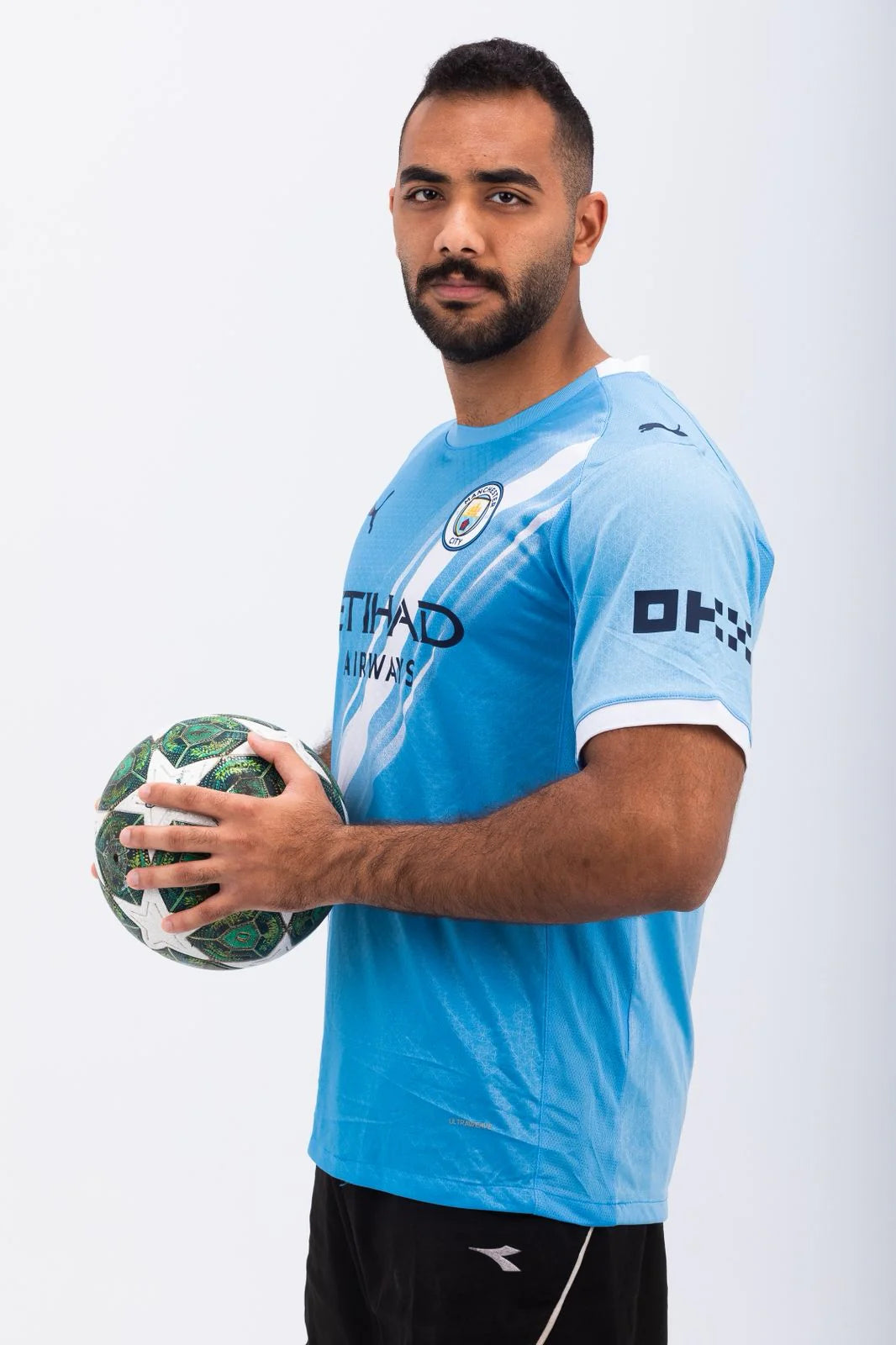 Man City Players' Edition Shirt featuring Marmoush